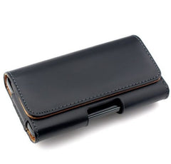 Smooth/Lichee Pattern Leather Pouch Belt Clip Bag