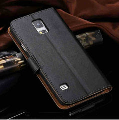 Real Genuine Leather Case for Samsung Galaxy S5