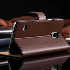 Real Genuine Leather Case for Samsung Galaxy S5