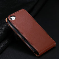 Genuine Leather Case Vertical Magnetic Flip Cover