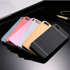 Luxury Hard Aluminum Metal Soft TPU Frame Case