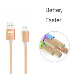 Metal Braided Mobile Phone Charging USB Cable Charger