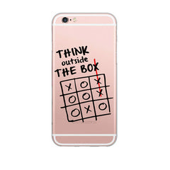 Portuguese Words Design Transparent Soft Silicon Phone Case