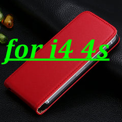 Genuine Leather Case Vertical Magnetic Flip Cover