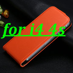 Genuine Leather Case Vertical Magnetic Flip Cover