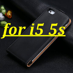 Genuine Leather Case Vertical Magnetic Flip Cover