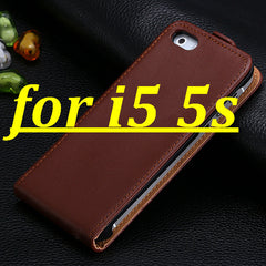 Genuine Leather Case Vertical Magnetic Flip Cover