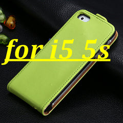 Genuine Leather Case Vertical Magnetic Flip Cover