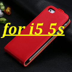 Genuine Leather Case Vertical Magnetic Flip Cover