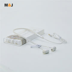 Glow Luminous Light Metal Zipper Earphone