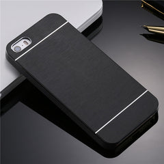 Luxury Hard Aluminum Metal Soft TPU Frame Case