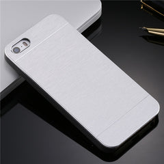 Luxury Hard Aluminum Metal Soft TPU Frame Case