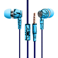 Crack Earphone Cloth Rope Stereo Bass Headset