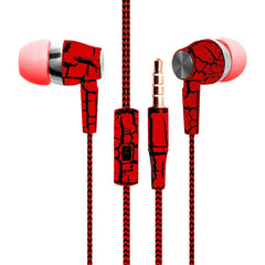 Crack Earphone Cloth Rope Stereo Bass Headset