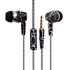 Crack Earphone Cloth Rope Stereo Bass Headset