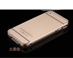 Metal Aluminum Case + Acrylic Full Protective Front Back Cover