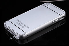 Metal Aluminum Case + Acrylic Full Protective Front Back Cover