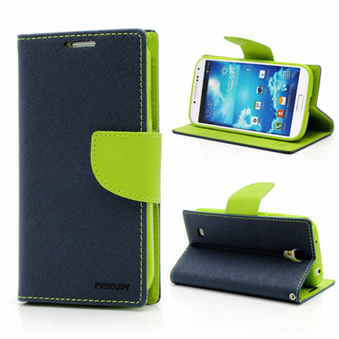 Luxury Wallet Stand Flip Case for Samsung Galaxy S4