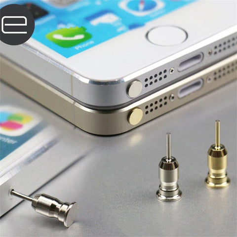 Sim Card Tray Eject Pin Tool & 3.5mm Earphone Jack Phone Dust Plug