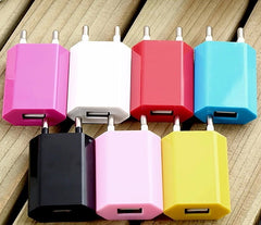 Universal EU Plug Adapter Mini AC Power USB Wall Charger