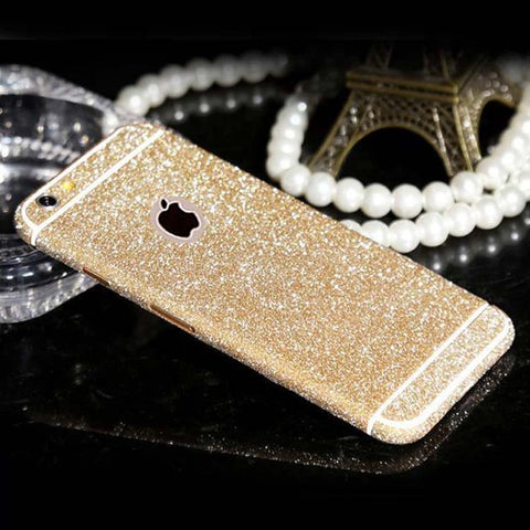 Shiny Full Body Glitter Cute Candy Phone Sticker Matte