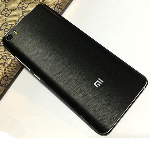 Brushed Metal Mobile Phone Sticker for Xiaomi 5