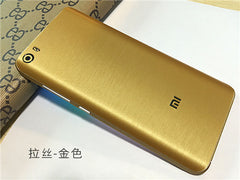 Brushed Metal Mobile Phone Sticker for Xiaomi 5