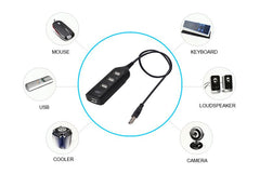 Mini 4 Ports Splitter Adapter Hub USB Port Mobile Phone Cables