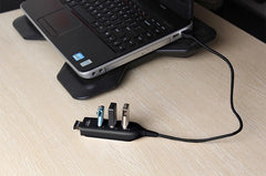 Mini 4 Ports Splitter Adapter Hub USB Port Mobile Phone Cables
