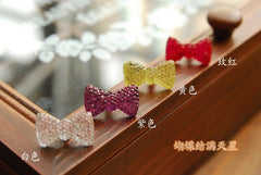 Cute Bowknot Dustproof Plug Caps