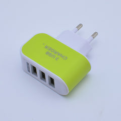 3 USB Port Wall Charger Travel AC Power Adapter