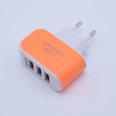 3 USB Port Wall Charger Travel AC Power Adapter