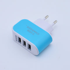 3 USB Port Wall Charger Travel AC Power Adapter