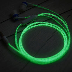 Glow In The Dark Earphones Luminous Neon Headset