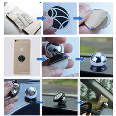 Mobile Phone Car Holder Sticky Stand 360 Degrees Rotation