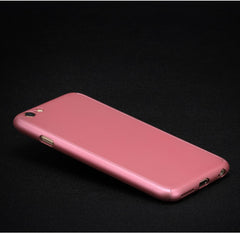 Hard Ultra Thin Cover Phone Case + Tempered Glass