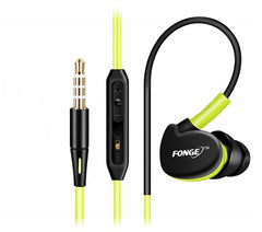 Earphones With Mic Running Stereo Bass