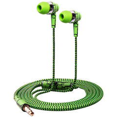 Crack Earphone Cloth Rope Stereo Bass Headset
