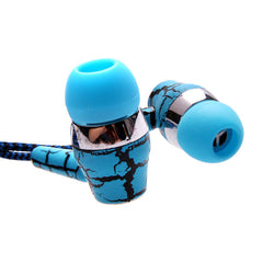 Crack Earphone Cloth Rope Stereo Bass Headset