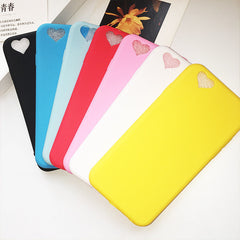 Cute Candy Color Loving Heart Protective Phone Cases