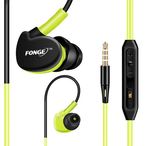 Earphones With Mic Running Stereo Bass