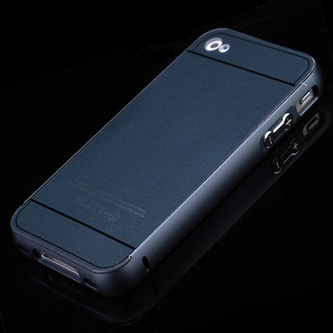 Metal Aluminum Case + Acrylic Full Protective Front Back Cover