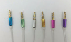 Glow Luminous Light Metal Zipper Earphone