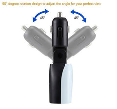 Fast Dual USB Smart Car Mobile Phone Charger LED Digital Display